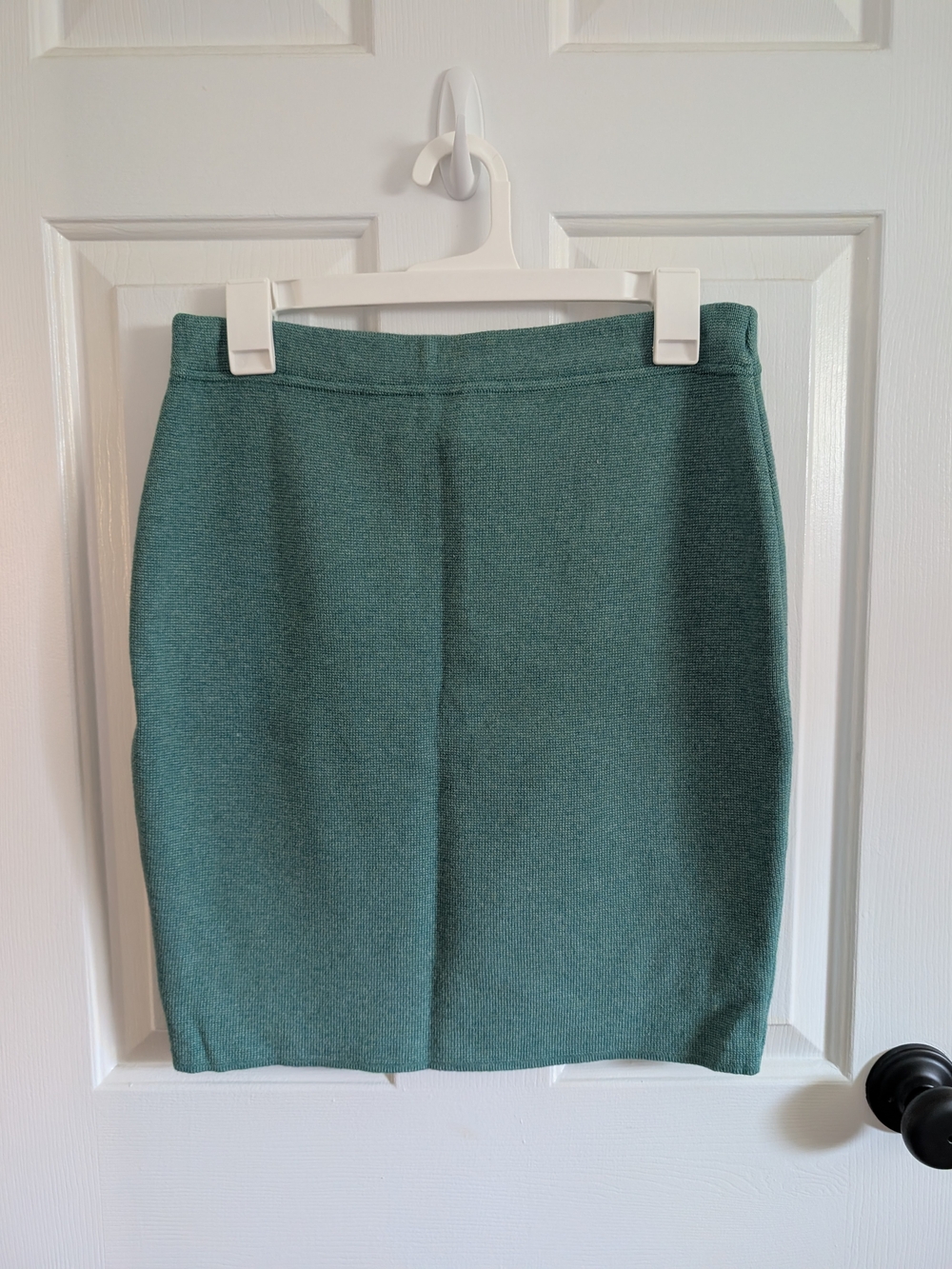 Vintage Italian Les Copains Women’s Green Knit Pencil Skirt Size 46 (10/12)